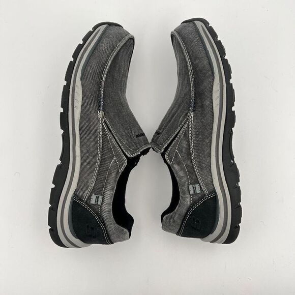 Skechers Shoes Men’s 8.5 Relaxed Fit Avillo Slip-On Sneaker Grey main image 9
